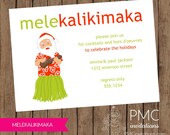 Melekalikimaka Holiday Christmas Invitation - 1.00 each with envelope Il_170x135