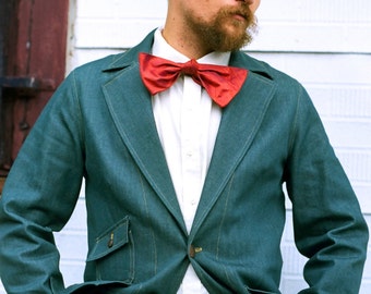 Unstructured Denim Blazer--Made to Measure---Editions36