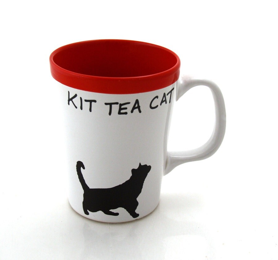  Cat  Mug  Kit Tea  Cat  Cat  lover pet owner tea  drinker