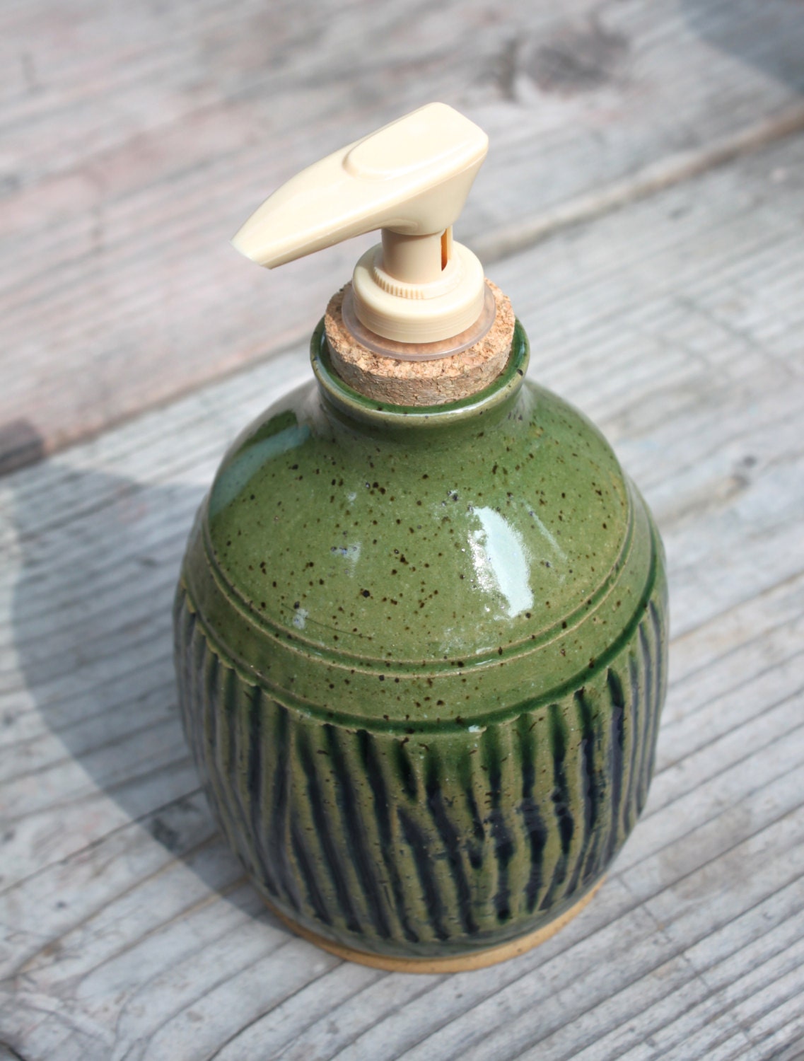 Handmade ceramic soap dispenser pump dispenser lotion