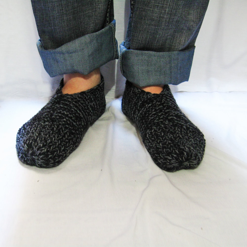 Easy Slippers Knit Pattern for Men Slipper Socks n48