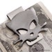 Outlaw Kitty Money Clip/Gift for Him/ for Best Man,/Groomsmen Gift/by WATTO Distinctive Metal Wear/Moneyclip/ Cat Money clip/ Cat Lover