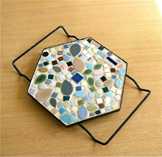 Mosaic Trivet // MidCentury Vintage