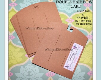 Download hair bow display cards - Etsy