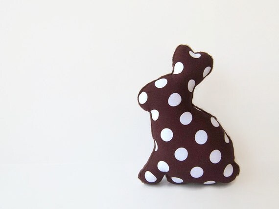 chocolate bunny plush