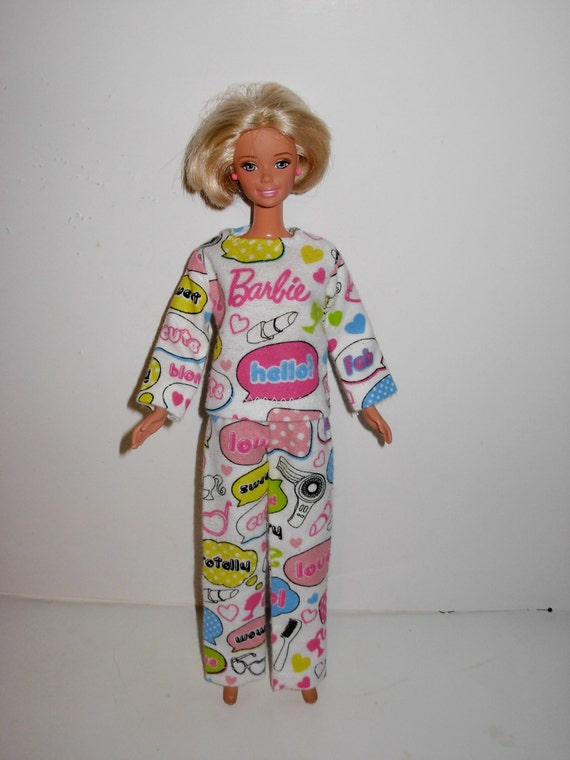 barbie doll pajamas