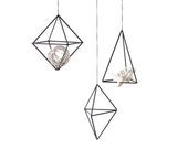 Set of 3 || Himmeli Ornaments | Air Plant Hanger | Geometric Hanging Mobile | Minimalist Home Decor