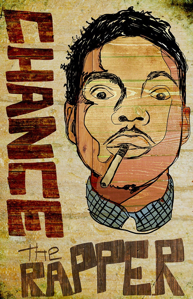 Download Chance the Rapper Poster by dosecreative on Etsy