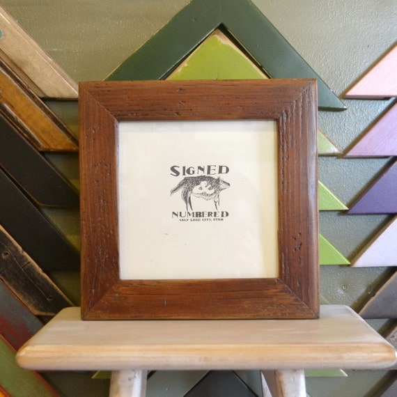 SALE 6x6 Square Picture Frame in 1.5-inch by signedandnumbered