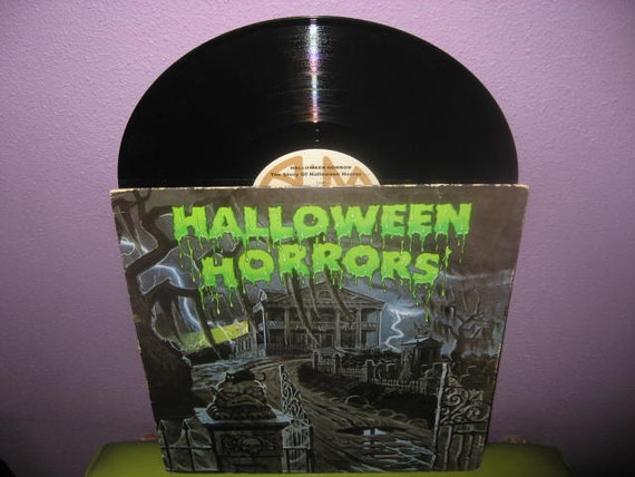 Vinyl Record Album Halloween Horrors Sound Effects and Story