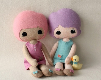 Best Friends Doll pdf Pattern - Instant Download