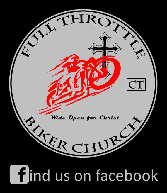 Full Throttle Biker Church Outdoor Decal