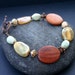 Wood & Gemstone Bracelet