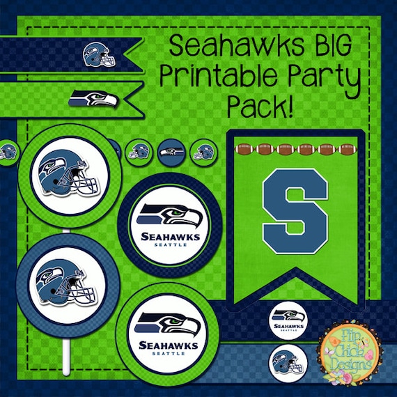 Seahawks BIG Printable Party Pack