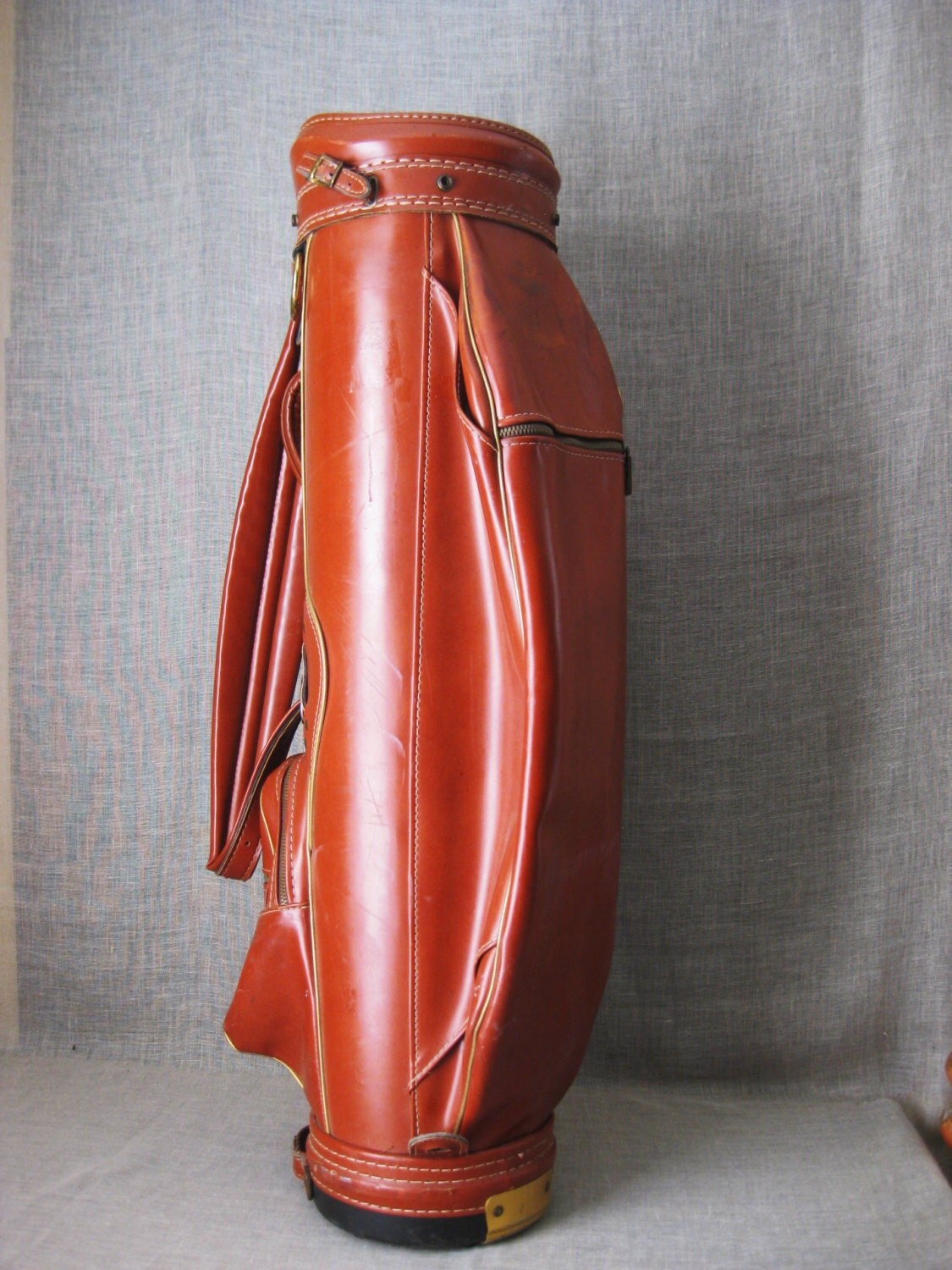 Golf Bag / Vintage Ben Hogan Golf Bag by AMF / Leather Look