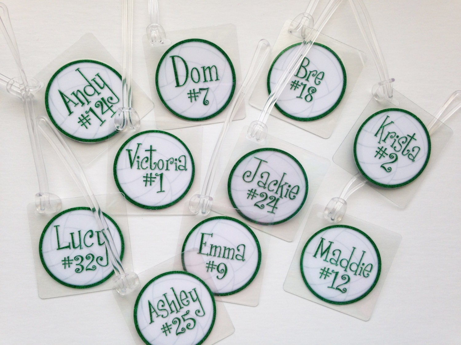 Volleyball Bag Tags BULK order listing Volleyball Gifts