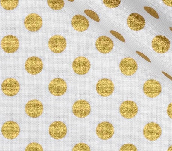 Monogrammed Gold Dot Pillow Cover by peppermintbee on Etsy