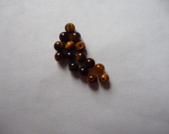 SALE!! Bead, Tigereye, Gemstone, Natural, 3mm, Round, B grade, Mohs hardness 7, Pkg Of 24 SALE!!