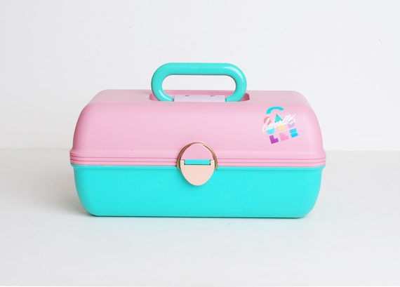 Vintage 80s 90s Caboodles Case Pink & by twinheartsvintage on Etsy
