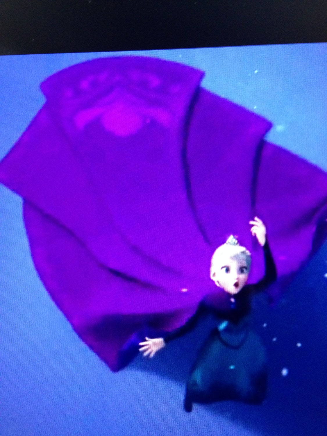 elsa coronation cloak