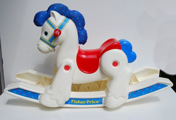 ride on plastic horse