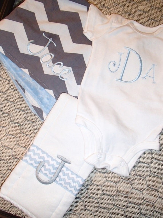 Custom Personalized Baby Gift Set