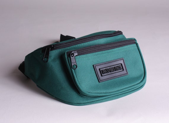 80s Fanny Pack Vintage 1980s Green by CharacterCoutureShop