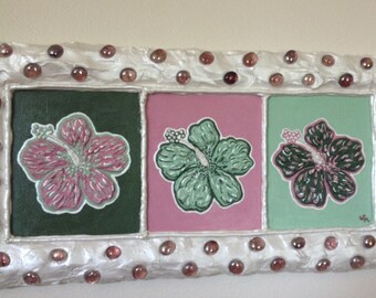 FLEUR DES ILES Flower of the Islands Original Painting by Artist Whitney Madison