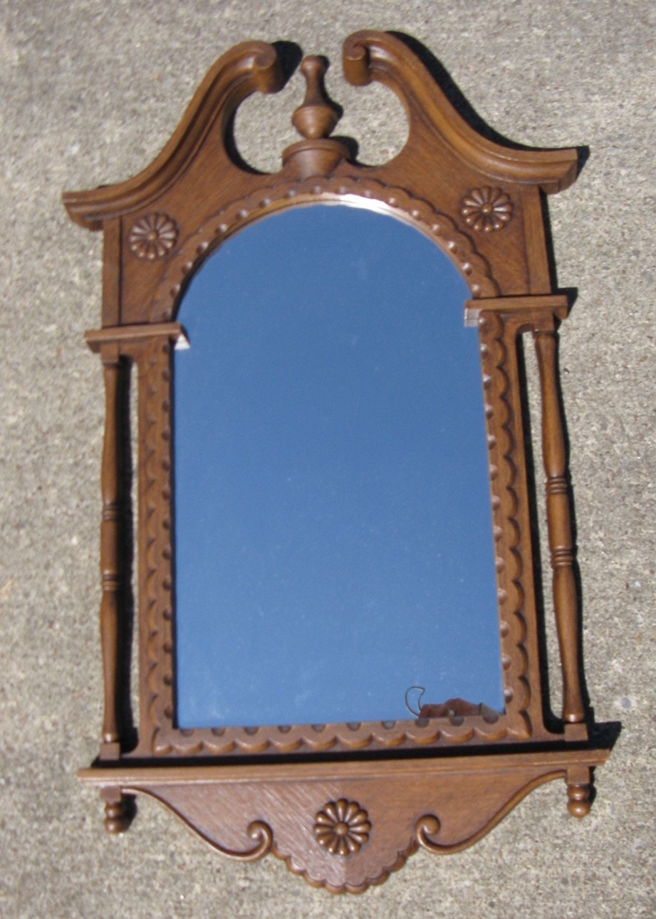 early american wall mirror burwood products federal style hard