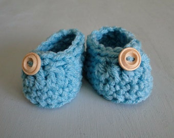 ... chaussures bÃ©bÃ© garÃ§on chaussons au Crochet, taille nouveau-nÃ©