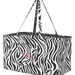 SHIPS NEXT DAY-- Monogrammed Zebra Ultimate Carry all Market Tote Basket --Huge--Free Monogramming--