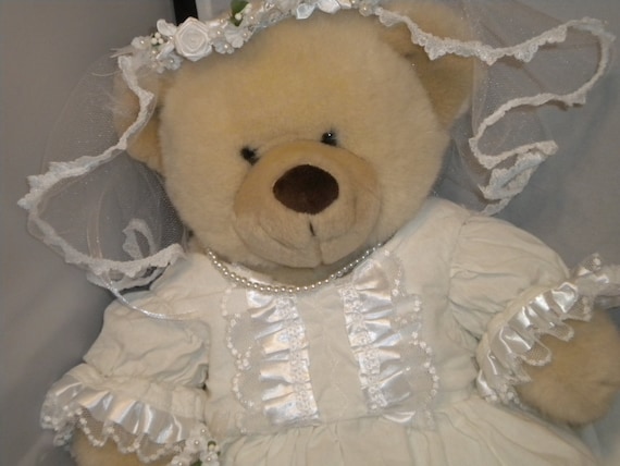 Build A Bear Wedding/Flower Girl/First Communion Dress 6 Piece