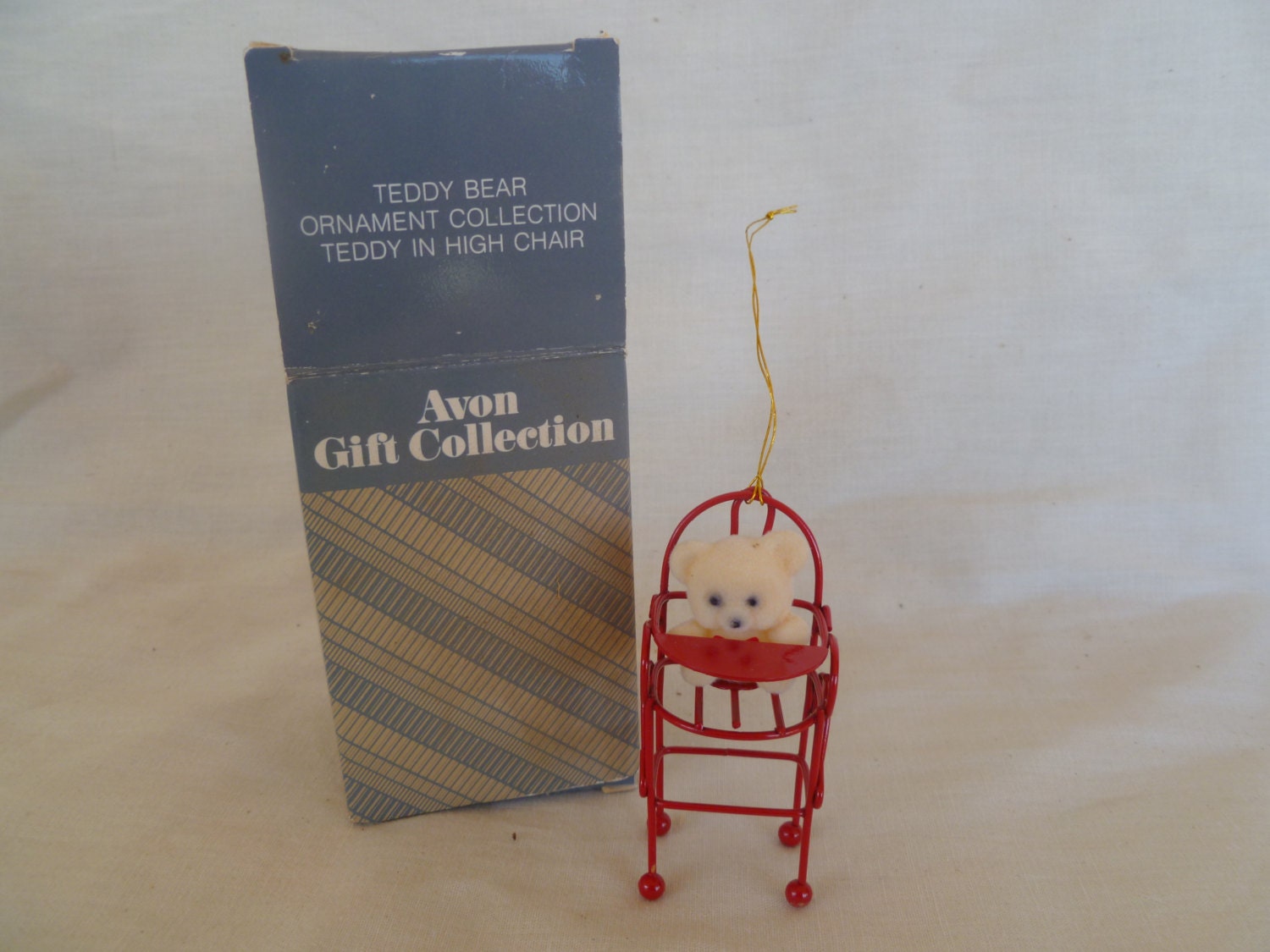 avon teddy bear ornament collection