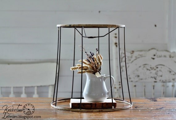 Antique Lamp Light Shade - Wire Cloche