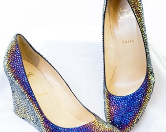 Custom Christian Louboutin Wedge Heels