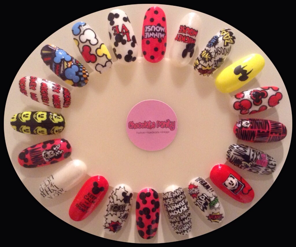 Nail Stamping Plate CARTOON HAVEN DISNEY by ChocolateVanity