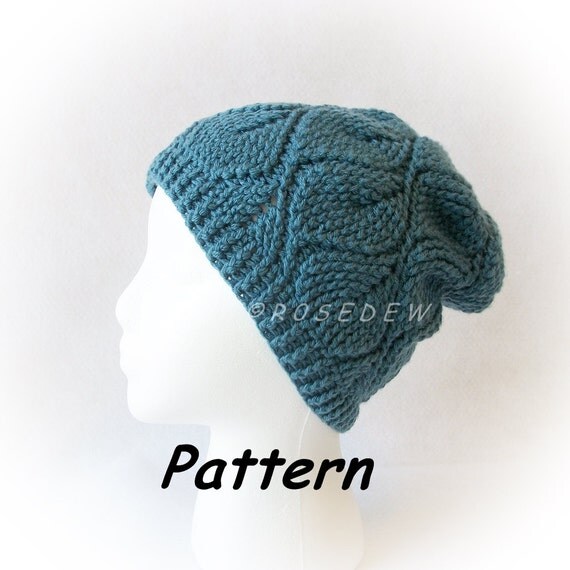 Instant Download to PDF Crochet PATTERN Autumn Leaf Hat