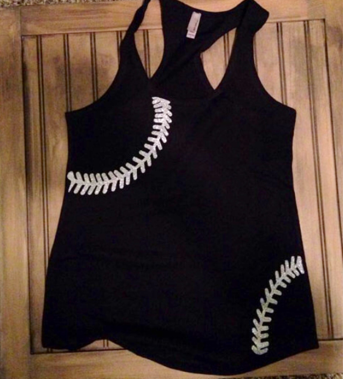 Baseball stiched Tank by SimplySaidStudio on Etsy