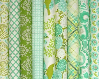 Up Parasol Fat Quarter Bundle of 9 by Heather Bailey for Free Spirit