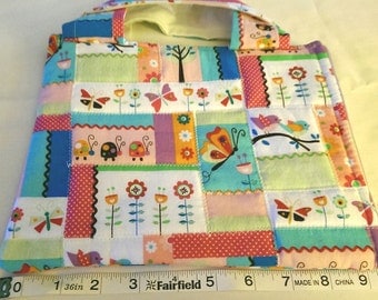 spring quilt ipad mini cover with handles