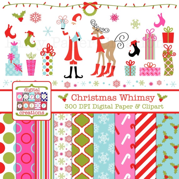 whimsical christmas clip art free - photo #30