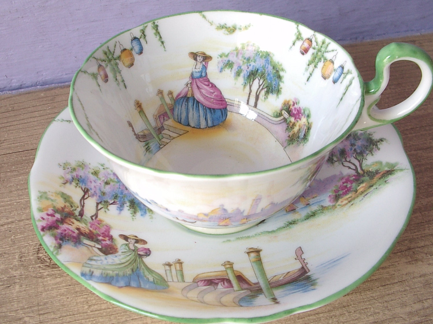 Antique 1920's Aynsley tea cup set Victorian by ShoponSherman