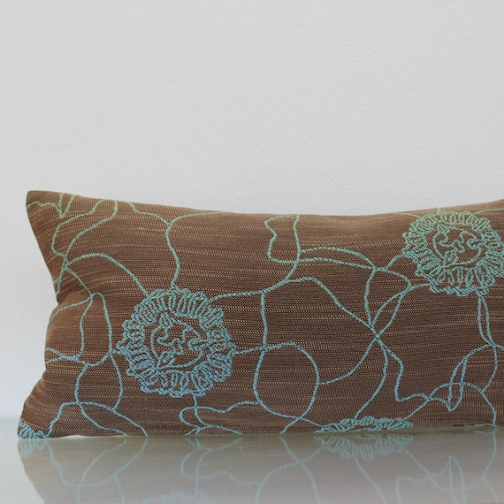 Lumbar Pillow 8x16 Petite Lumbar Brown Lumbar by couchdwellers