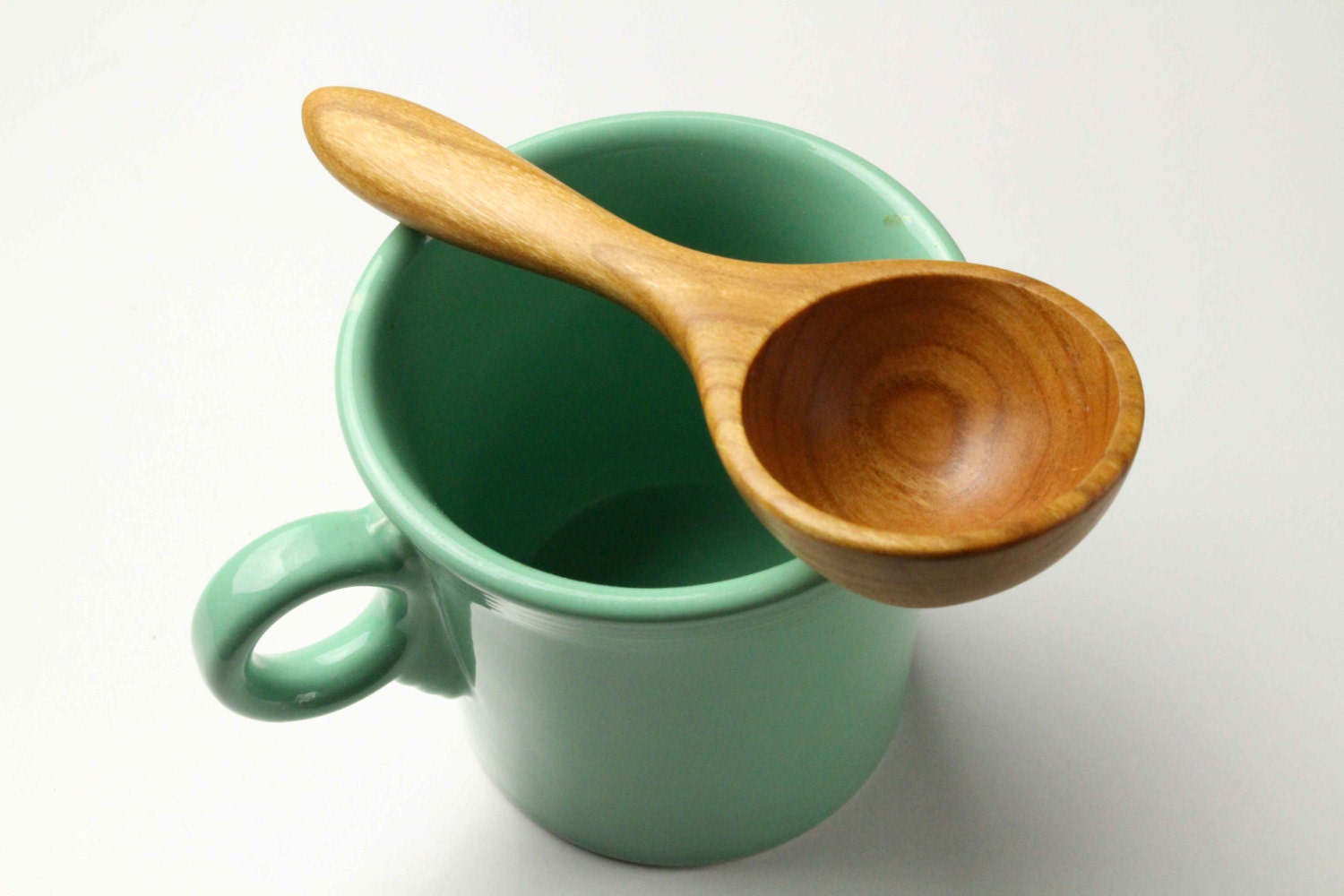 Wooden spoon coffee scoop measuring spoon 1 1/2 tablespoons of