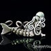 Sterling Silver Mermaid Two Fingers Ring - Marina