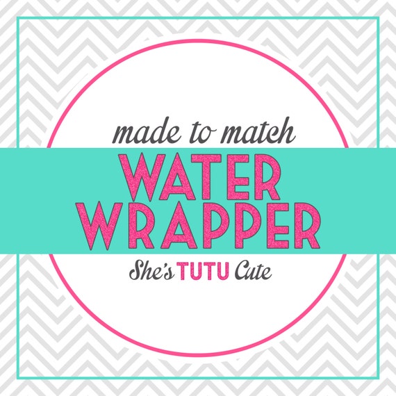 Matching Water Bottle Labels for ANY DESIGN Il_570xn
