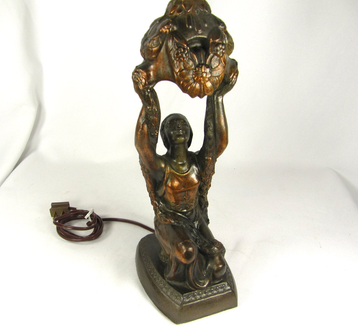 Table Lamp Vintage Bronze Finish Deco Finish Nouveau Woman   Il Fullxfull.587034246 863e 