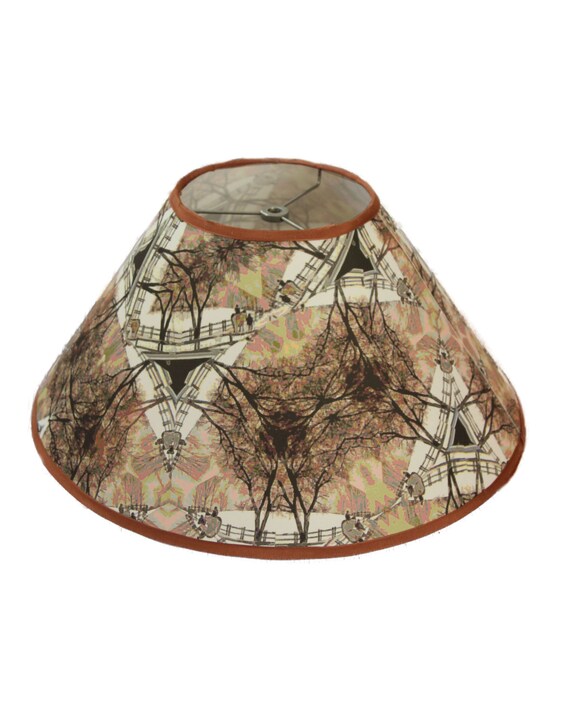 Cone lamp shade handmade lamp shade fabric lamp shade