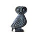 Bronze Owl, Greek Metal Art Sculpture, Museum Quality Art, Greek Art, Ancient Greece, Goddess Athena Symbol, Bird of Wisdom, Metal Bird