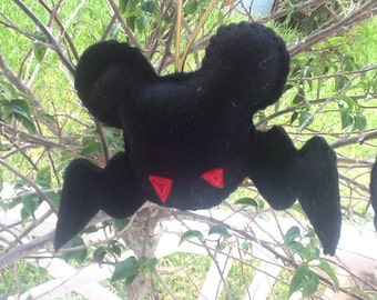 HALLOWEEN Mickey mouse vampire felt ornament set of 3